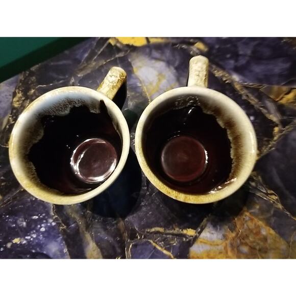 BROWN DRIP GLAZE CUP/MUG (2) - Picture 2 of 4